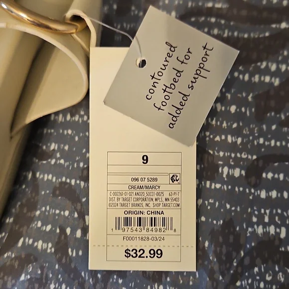 A New Dayy Cream Double Strap Marcy Sandals - Picture 3 of 7